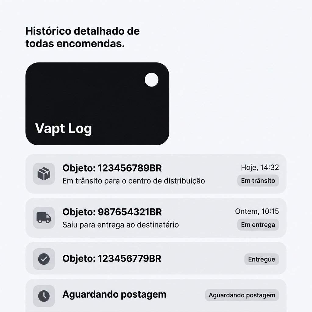 Histórico detalhado de todas encomendas